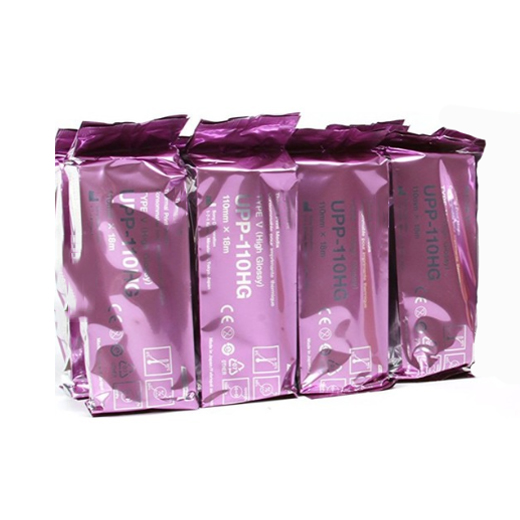 Rollo de papel térmico de ultrasonido de alto brillo 110HG