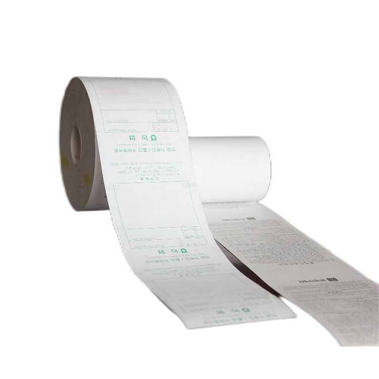 Rollo térmico modificado para requisitos particulares del papel de la caja registradora del cajero automático del papel de impresión del ordenador 80m m para la posición
