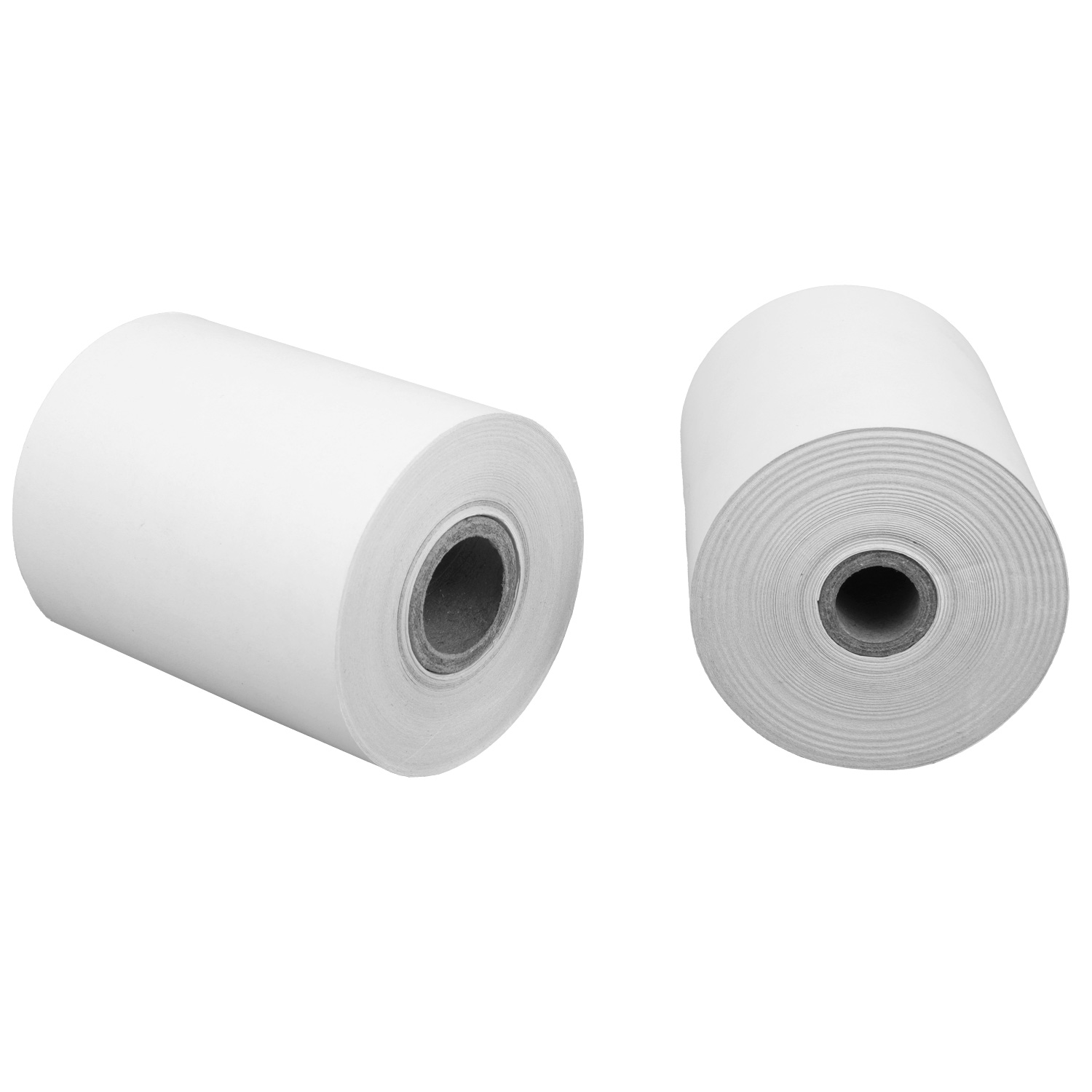 Precio al por mayor 60g 65g 70g 57*40mm 80*80mm papel térmico rollos pos térmicos rollos de recibo de efectivo
