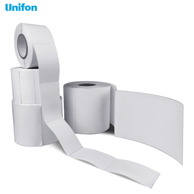 El papel adhesivo térmico directo autoadhesivo 4x6 etiqueta la etiqueta autoadhesiva térmica en blanco