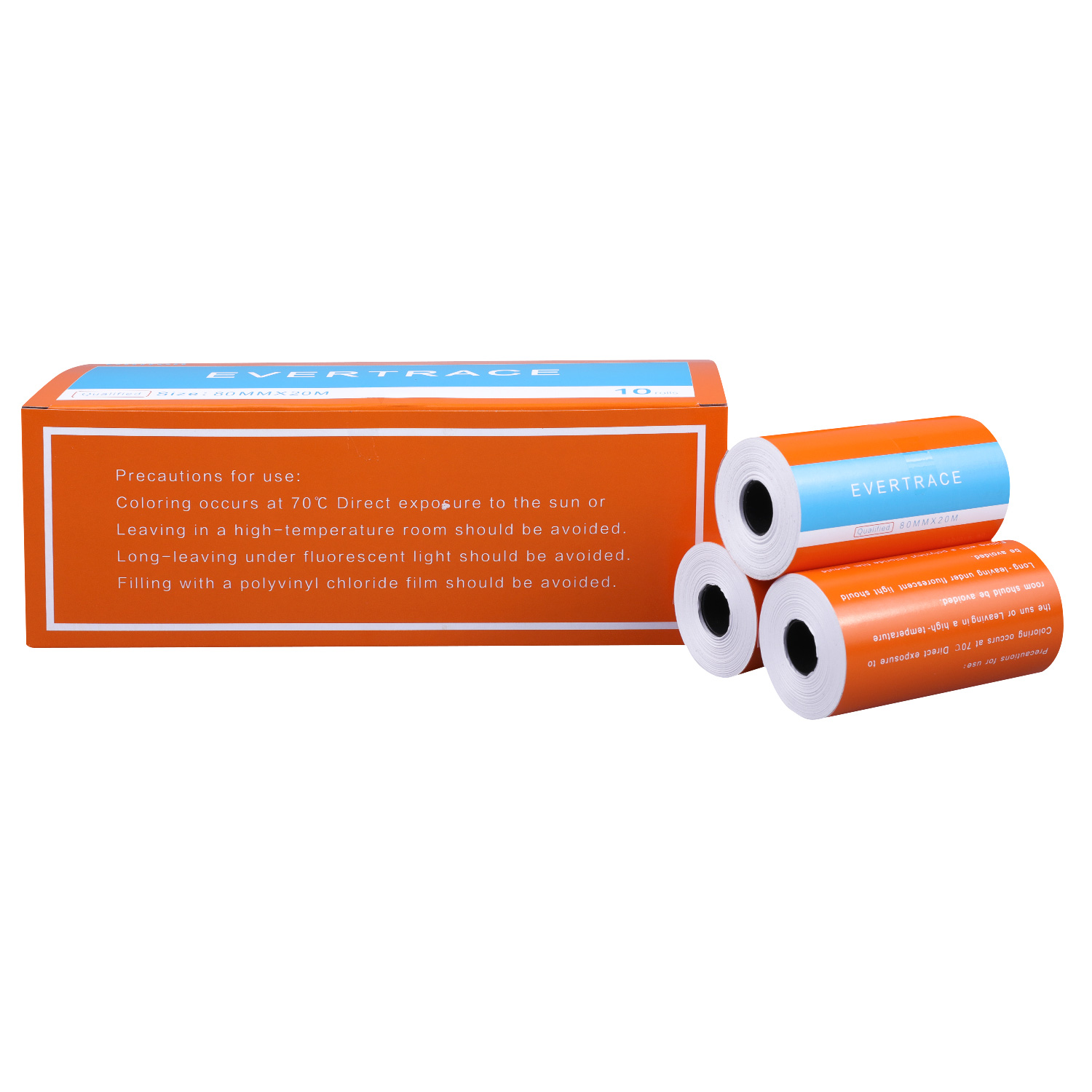 La fábrica suministra directamente el rollo de papel térmico de impresión de cuadrícula roja de papel térmico ECG